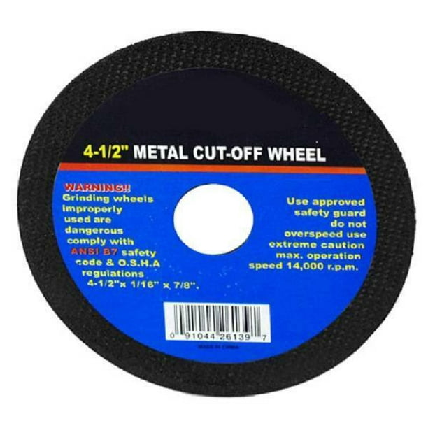 4.5 Inch Grinding Cut Off Wheel Disc 1/16 Tools 7/8 Arbor Angle Grinder 50 